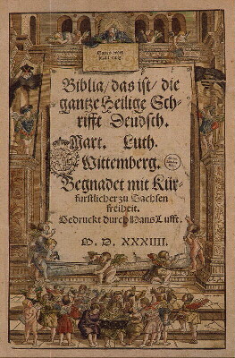 Martin Luther's German Bible